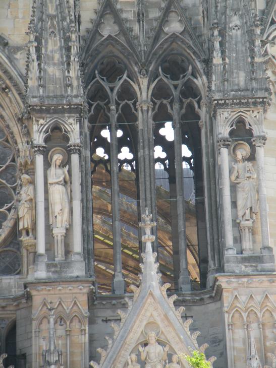  détail de façade de la cathédrale